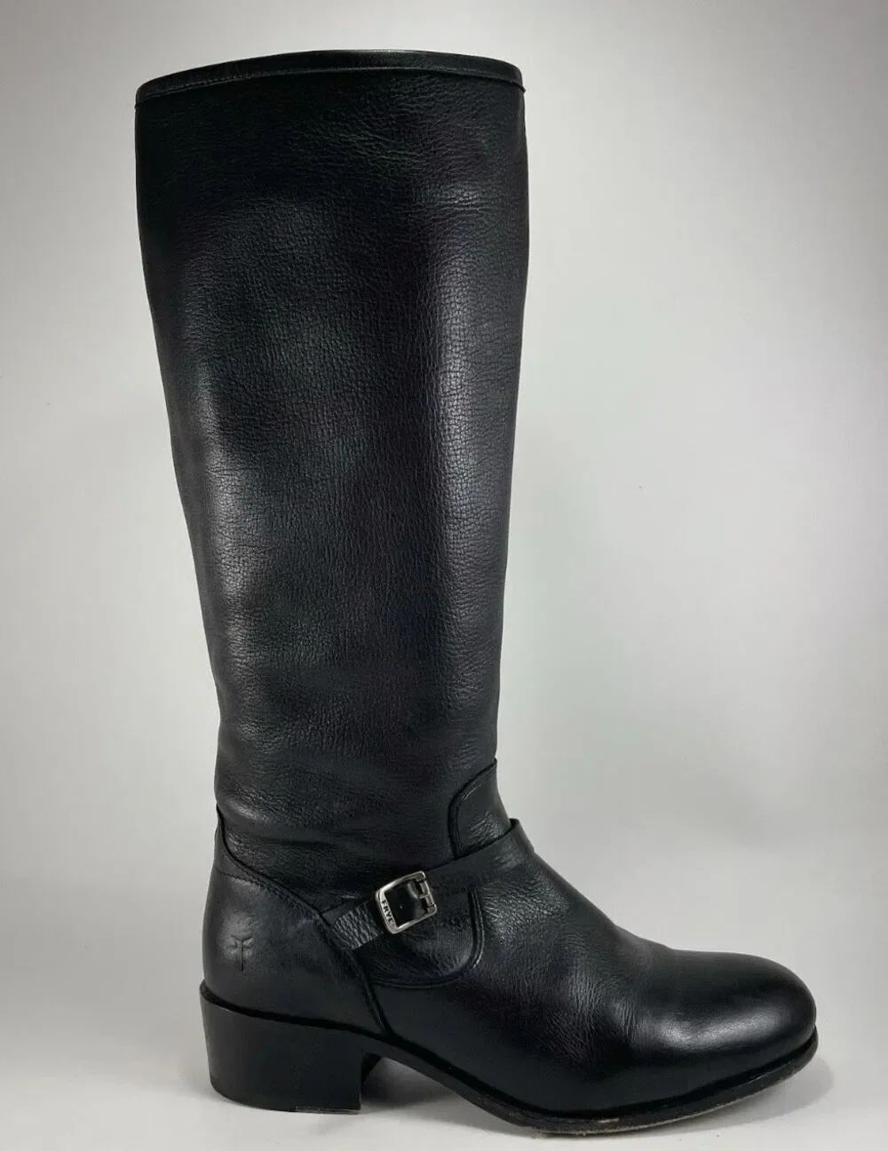FRYE Lynn Strap Tall Zipper Riding Boots Sz 7.5, $325